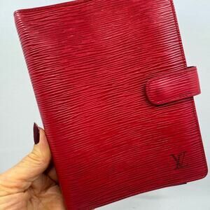 Louis Vuitton Epi Leather MM Agenda Cover 28000